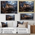 thumbnail image 4 of Designart "Elegant Carriage for an Enchanted Evening" Transportation Framed Wall Art Decor - Modern White Old American Cart Entryway Framed Wall Art, 4 of 6