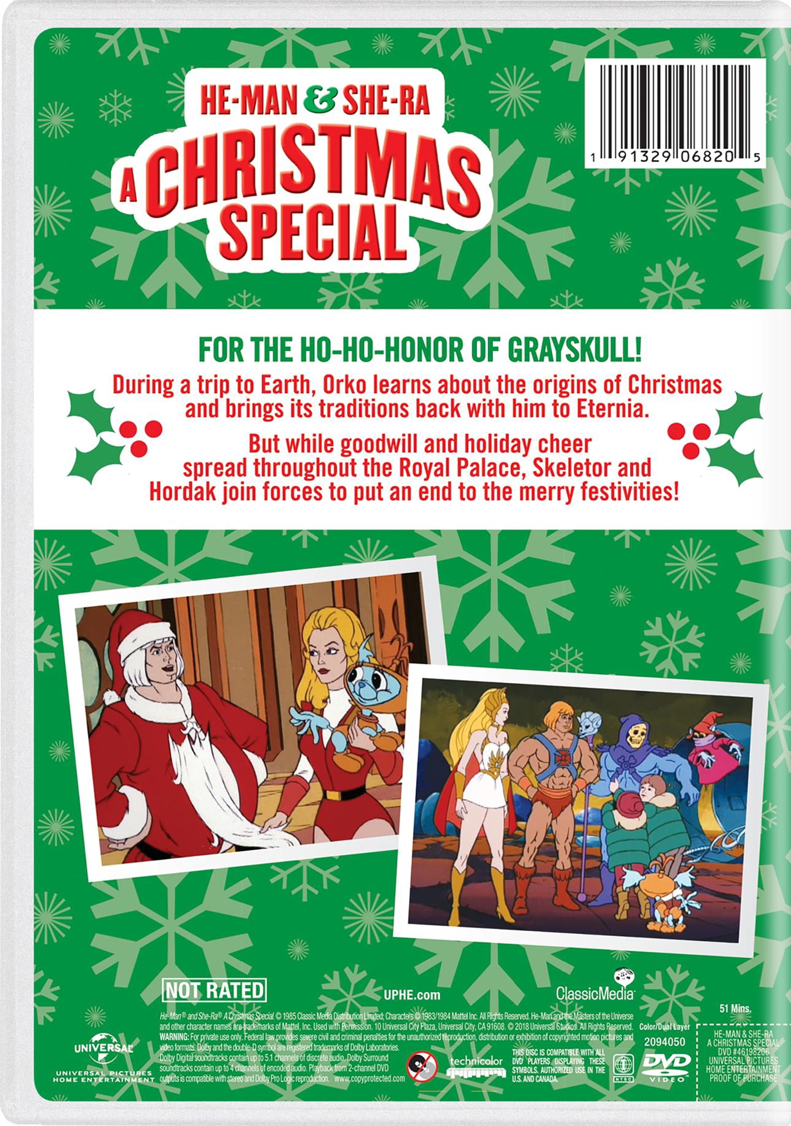 He-Man And She-Ra Christmas Special (DVD), Family, Universal