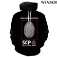 thumbnail image 3 of 2021 Nueva moda Casual Niño Niña Niños SCP Impreso 3D Sudaderas Con Capucha Ropa De Calle Hombres Mujeres Niños Sudaderas Tops De Manga Larga, 3 of 5