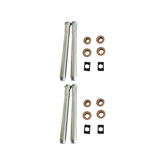 Front or Rear Door Hinge Pin & Bushing Kit - Compatible with 1994 - 2004 Chevy S10 1995 1996 1997 1998 1999 2000 2001 2002 2003