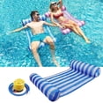 thumbnail image 1 of Colchón hinchable para piscina para adultos, 120 kg (azul), 1 of 5