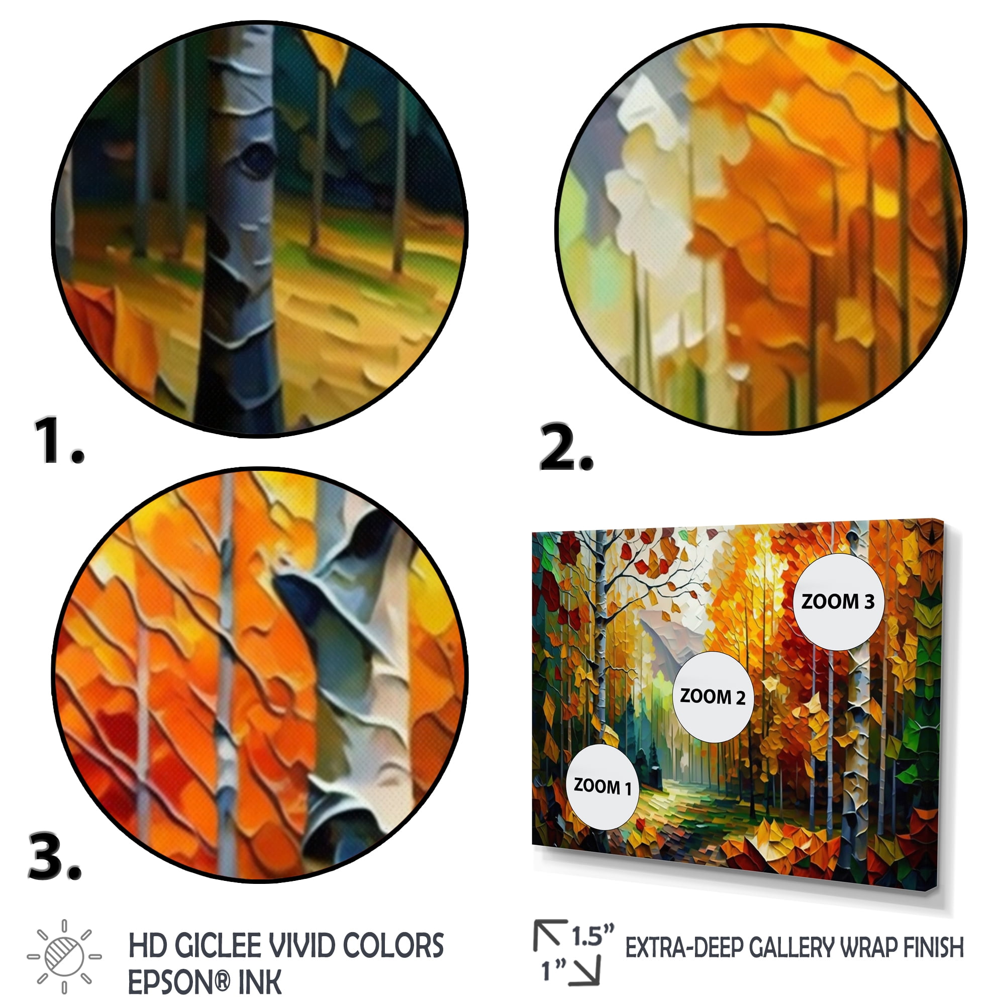 Designart Path Into The Forest III Canvas Wall Art