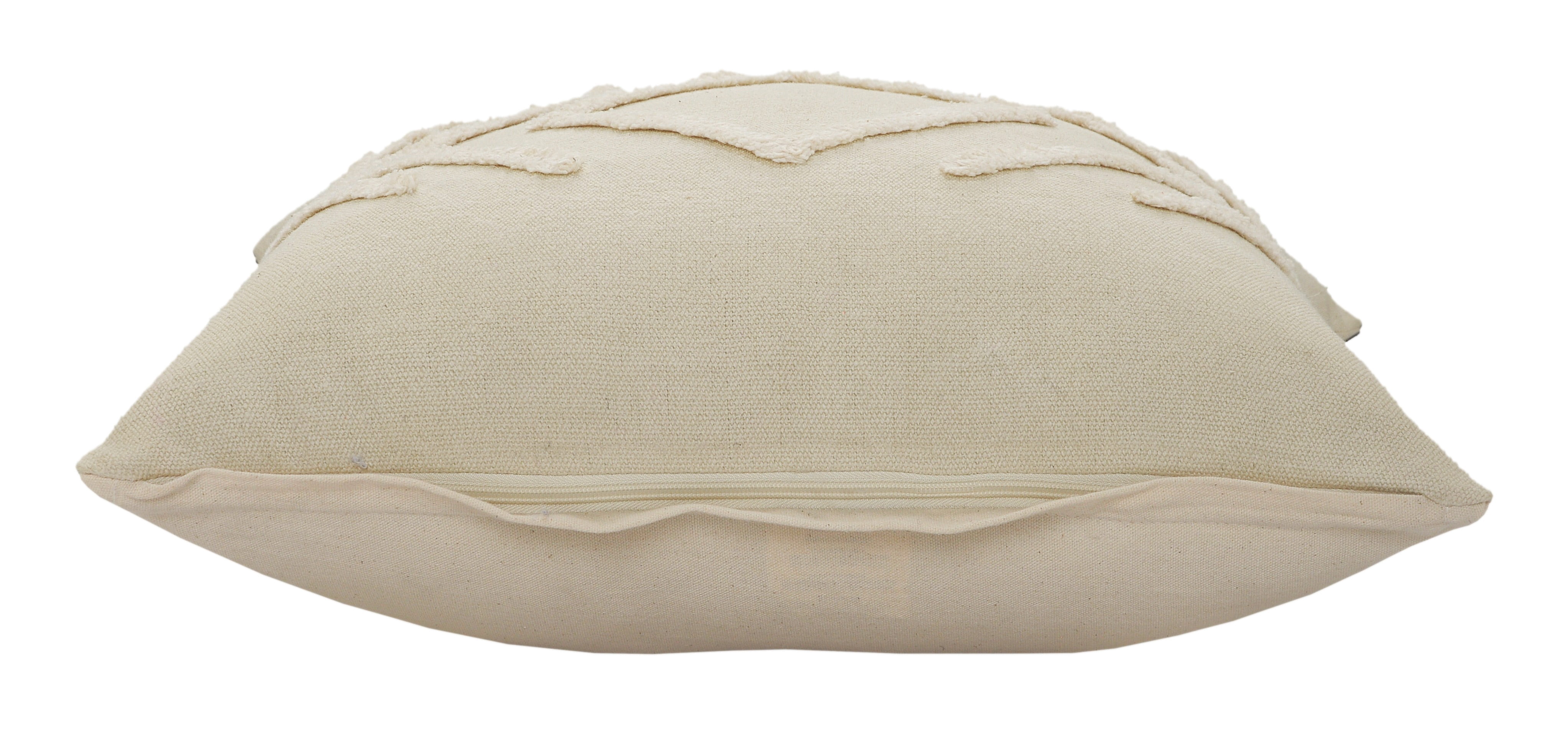 Harlow Hill Soiree 20" x 20" Tribal Cotton Adult Decorative Feather Filled Pillow, Birch