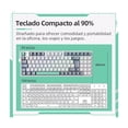 thumbnail image 3 of Teclado Mecánico K500 Gamer Alambrico Español Brown Switch, 3 of 5