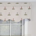 thumbnail image 3 of RLF Home Modern Design Classic Lighthouse Regal Style Window Valance 50" x 17" Vanilla, 3 of 4