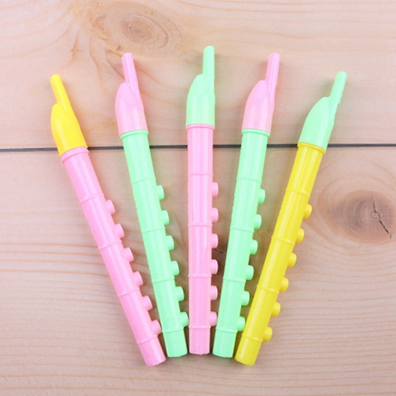 ZEDWELL Kids Birthday Party Favor 6 Holes Flute Clarinet Toy Baby Shower Girl Boy Party Gift Souvenir Baptism Gift