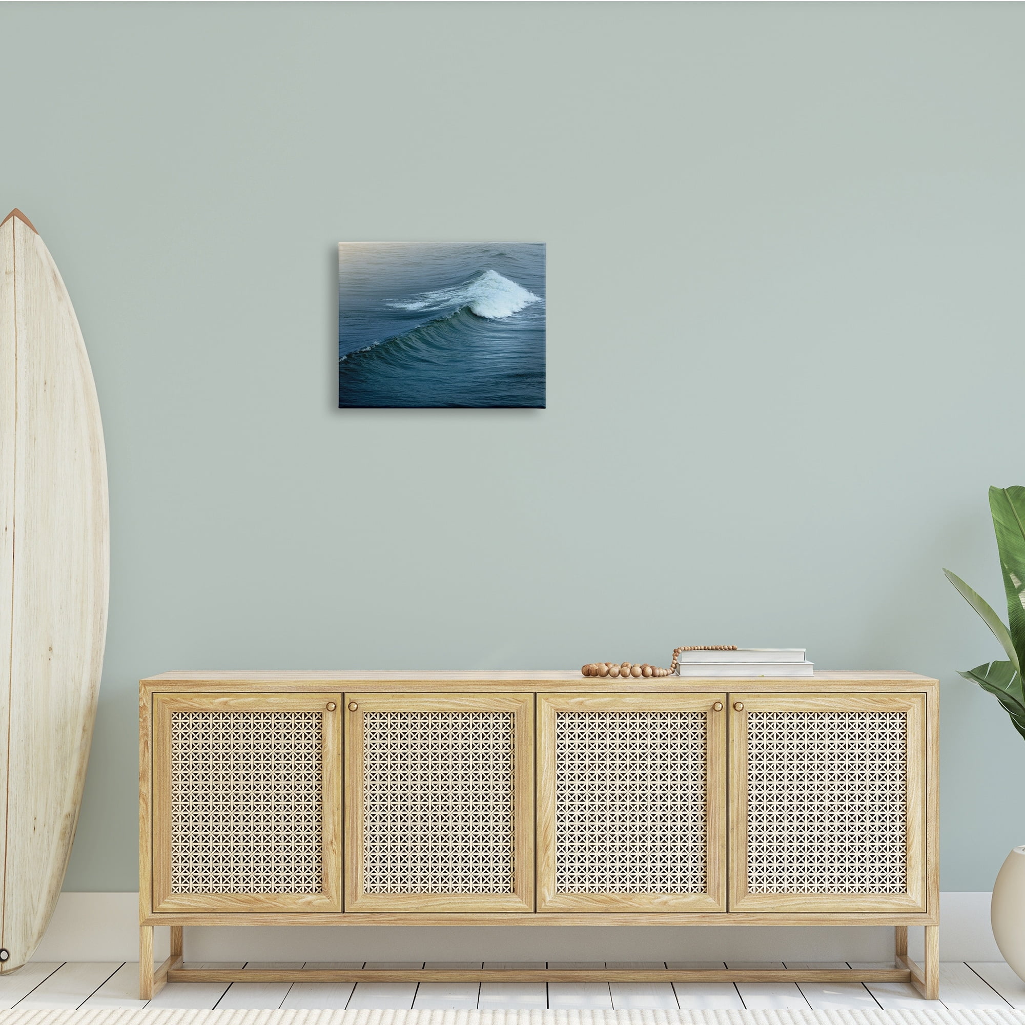 Stupell Indtries White Cap Beach Tide Incoming Wave Tranquil Waters,40 x 30,Design by Ian Winstanley