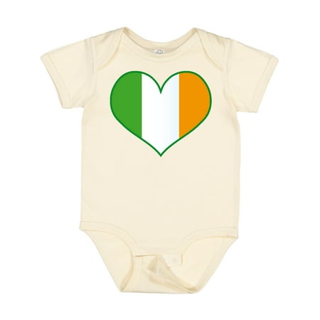 

Inktastic Irish Flag Heart St Patricks Gifts Gift Baby Boy or Baby Girl Bodysuit