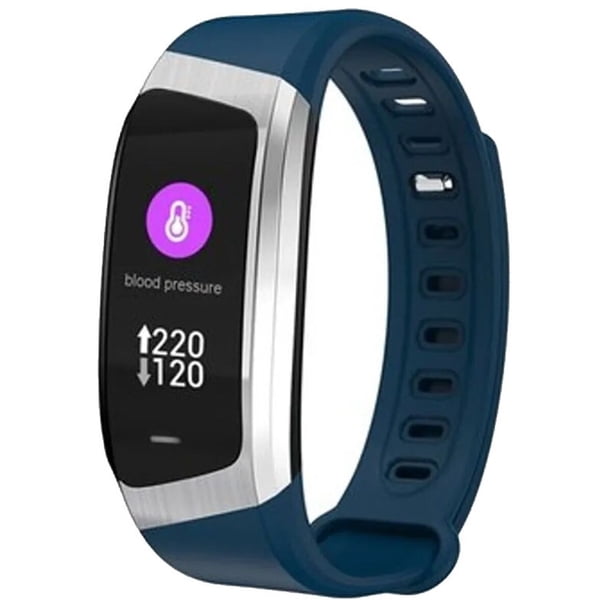 Fralugio Smart watch Smartband Podometro Notificaciones y Monitores de Ejercicio Mod E18 Azul Fralugio Sport