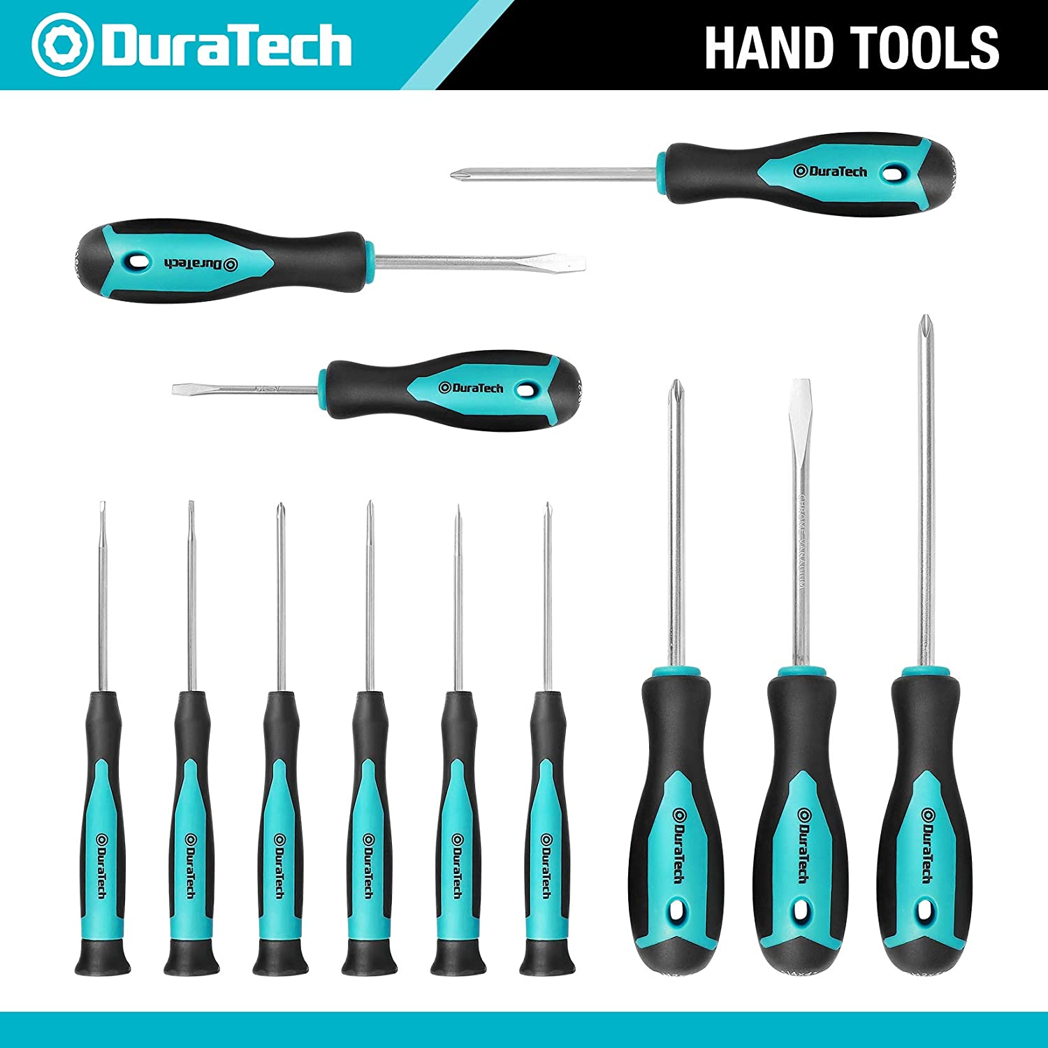 DURATECH 269-Piece Home Repair Tool Set, Daily Use Mechanics Hand Tool Kit  with Wide Open Mouth Tool Bag, Perfect for DIY, Home Maintenance 