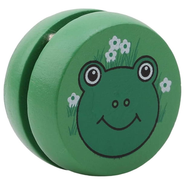 Lot De 3 Yoyos En Bois – Motifs Animaux, Lisse Et Léger – Jouet D’Adresse Pour Enfants, Cadeau Anniversaire/Noël