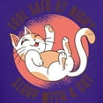 thumbnail image 3 of CafePress - Sleep With A Cat T Shirt - Dark T-Shirt Kids XS-XL, 3 of 4