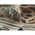 thumbnail image 3 of Ambesonne Leopard Print Quilted Coverlet 3 Pcs, Abstract Blend Earthy, Queen Size, Pastel Brown Forest Green, 3 of 4
