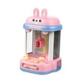 thumbnail image 1 of Máquina de Garra Pequeña para Niños, Máquina de Agarre con Música Y Luces, Juego de Arcade Electrónico, Juguetes Pequeños Electrónicos para Niños, Reg 8 muñecas rosa, 1 of 8