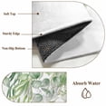 thumbnail image 6 of Round Area Rug 5 Ft, Eucalyptus Leaves Washable Non-Slip Circle Carpet for Living Room/Bedroom, Green Summer Botanical Weeping Low-Profile Runner Mats Collection Rugs for Indoor, 6 of 7