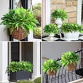 thumbnail image 5 of Scidweet Artificial Plants Outdoor, 8 Pcs Faux Fake UV Resistant Greenery Large Bunches Plastic Plants for Outside Spring Summer Patio Garden Porch Yard Home Decor, 5 of 7