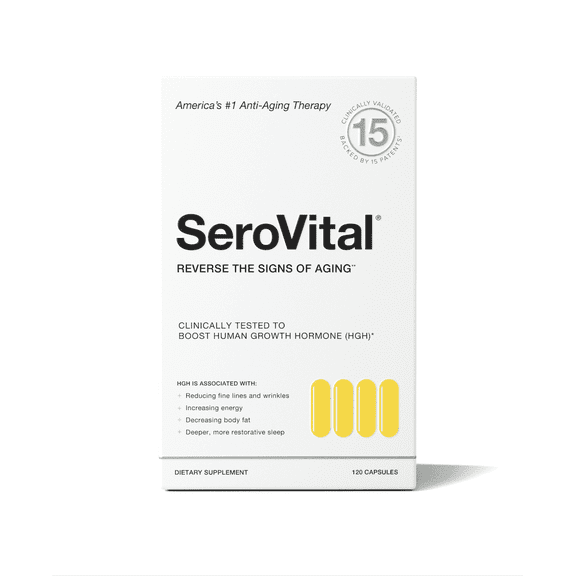 Serovital-hgh Anti-Aging Supplement Capsules, 120 Ct