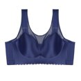 thumbnail image 1 of Plus Size Bras for Women Tube Top Vest Seamless Original Wirefree Support Bra Royal Blue D 36 Unique Bargains Sujetadores Básicos, 1 of 2