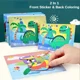thumbnail image 2 of 10Pcs Rainbow 3D EVA Foam Stickers DIY Animals Transportation Puzzle Craft Toys for Kids, 2 of 4