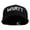 Black, variant on What Phrase Big Size Stretchable Deluxe Fitted Cap - Navy 2XL-3XL