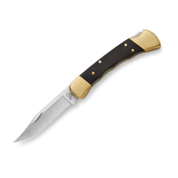Buck Knives | 110 Folding Hunter® Knife | Hunting, Camping and Outdoors | Made In USA | Lifetime Warranty | Heat Treated | Finger Grooved | 0110BRSFG-B