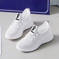 thumbnail image 4 of Zapatillas de deporte para mujer Zapatos para correr con cordones para caminar para actividades al aire libre (40) Blanco Wdftyju Tenis De Mujer Tenis De Hombre, 4 of 6