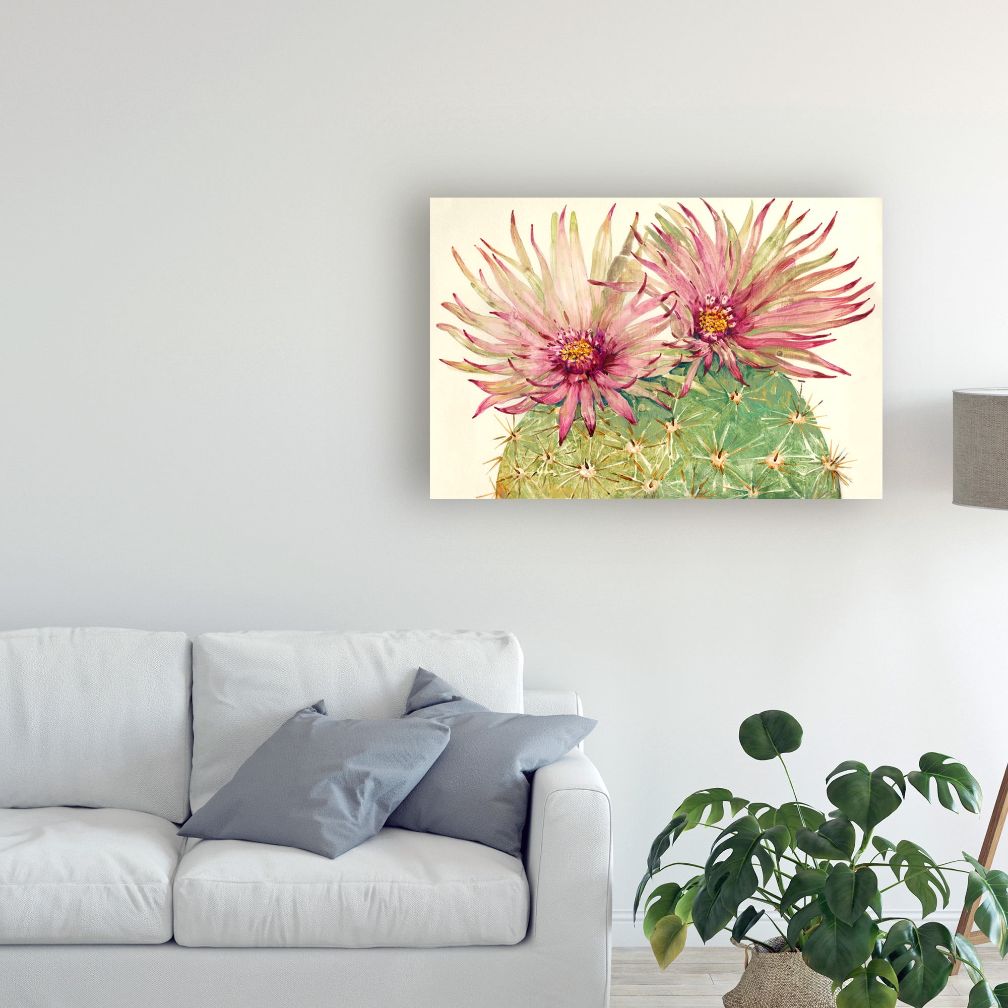 Trademark Fine Art 'Cactus Blossoms I' Canvas Art by Tim OToole
