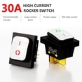 thumbnail image 4 of Osdhezcn 30A LED Lighted Rocker Switches 4 Pin 2 Position Rocker Toggle Switches, 4 of 8