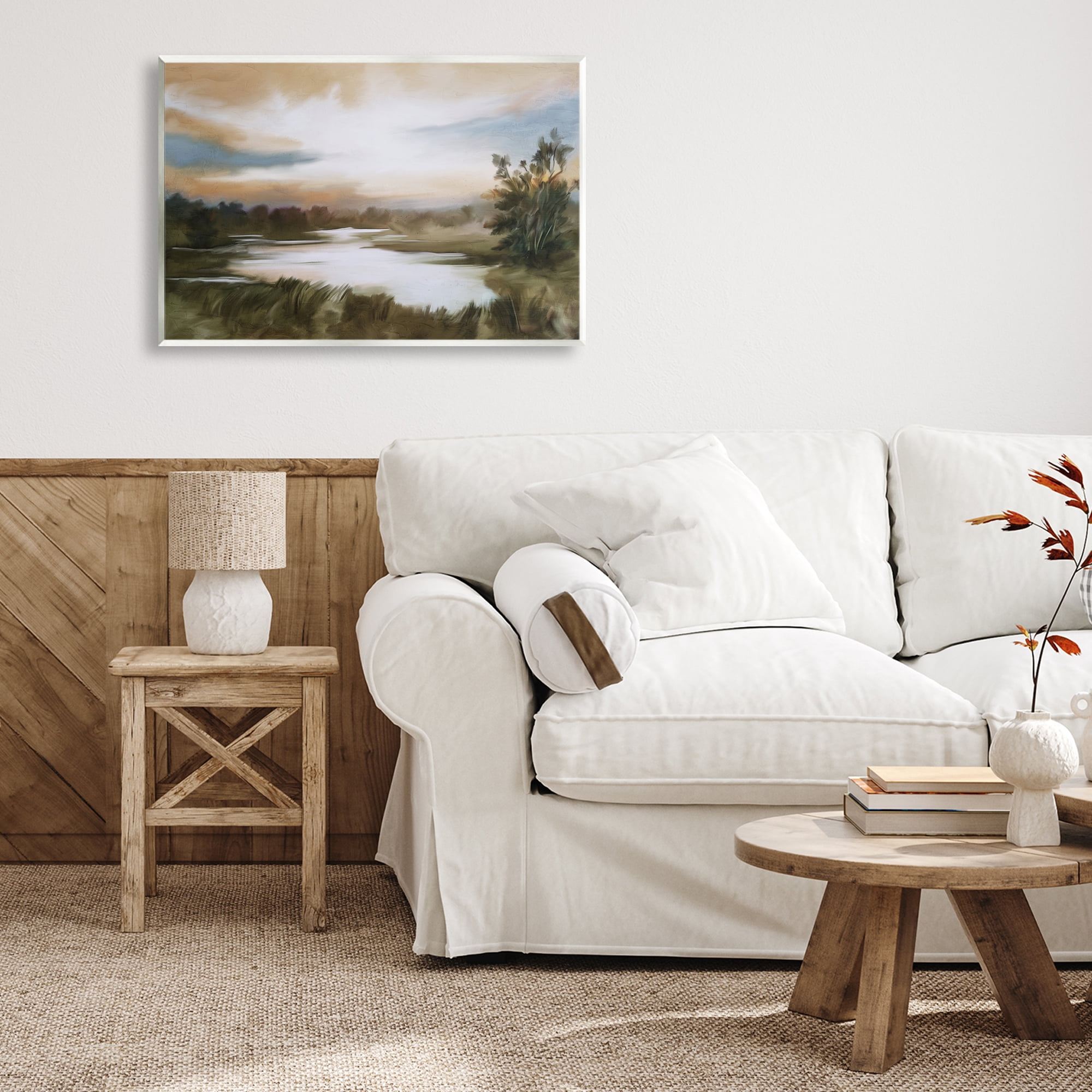 Stupell Industries Sunset Pond Countryside Wall Plaque Art, design by Kim Allen