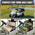 thumbnail image 5 of Yuyamidu Coconut Tree Golfcart Seat Covers Jamaican Flag Golf Cart Bench Cover Backrest Cover Breathable Fabric Seat Cover for 2 Person Seats Carts, 5 of 7