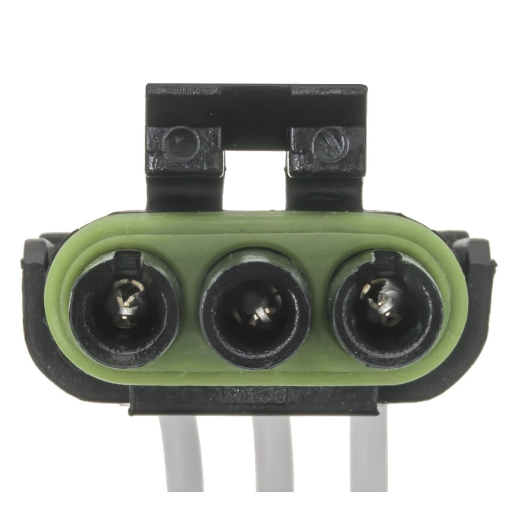 CarLights360 For Chevy Camaro 1991 Electrical Connector | Plastic | Metal Contact Terminal | Pin Terminal | Push On Attachment Method | 1 Male Connector