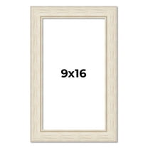 9x16 Frame White Real Wood Picture Frame Width 1.75 inches | Interior Frame Depth 0.5 inches |
