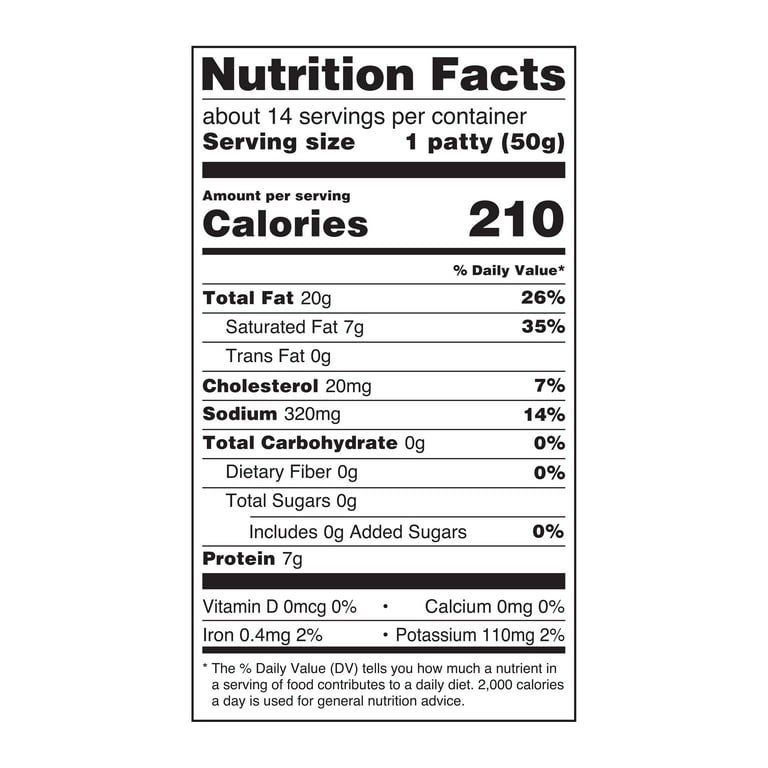 Great Value Original Breakfast Sausage, 24.92 oz