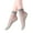 Gray, variant on 5 Pairs Women Sheer Ankle Socks Silky Anti-Slip Nylon Stockings (Black)