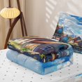 thumbnail image 5 of Erosebridal Ocean Lighthouse Zipper Twin Comforter Sets with Fitted Sheet and 2 Pillowcases, Sea Zipper Bedding Set, Reversible, 5 of 7