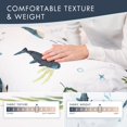 thumbnail image 3 of Where The Polka Dots Roam Nautical Ocean Twin Bedding Set - 3 Piece Super Soft Kids Bed Set with Fitted Sheet, Flat Sheet, and Pillowcase - Underwater Sea Creatures Design for Boys Girls Room Décor, 3 of 9