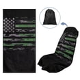 thumbnail image 5 of Xixirimido American Flag Camouflage Print Car Seat Cover Towel Sweatproof Gym Seat Protector with Non-Slip Backing Universal Fit Front Seat Mat for Sports, Beach, Swimming, 2Pack, 5 of 8