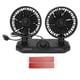 thumbnail image 1 of Ventilador de coche doble giratorio de 360 grados, gran potencia, bajo ruido, ventilador de refrigeración portátil para coches, camiones, furgonetas, SUV, RV, ATV, barcos, 1 of 8