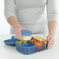 thumbnail image 3 of Sistema Ocean Bound Plastic Bento Box, 1.1 L Lunch Box, BPA-Free, Teal or Blue (Colour Not Selectable), 3 of 8