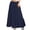 Blue, variant on Wdgfv Maxi Skirts for Women Ruffle Hem A Line Long Skirts Elastic Waist Elegant Tiered Layer Boho Long Dress