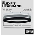 thumbnail image 3 of ZOUYUE Thin Elastic Headbands for Women Workout SPORT YOGA, 3 of 6