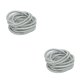 thumbnail image 3 of Qarigey 10 piezas de bandas para el cabello con purpurina, diadema ajustable decorativa sólida para coletas para mujeres, accesorios de estilo Plata 2Conjunto, 3 of 6