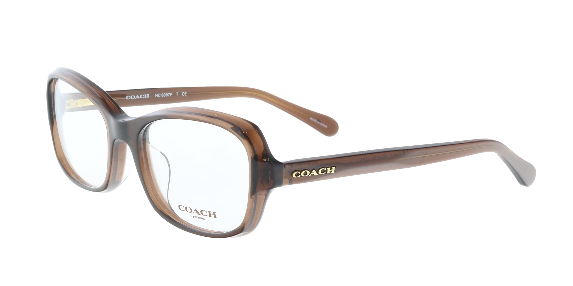 Coach HC6097F 5430 53 Dark Brown Square Optical Frames