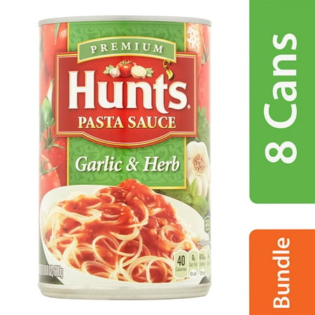 (8 Pack) Hunt's Garlic & Herb Pasta Sauce, 24 oz (8 pack)