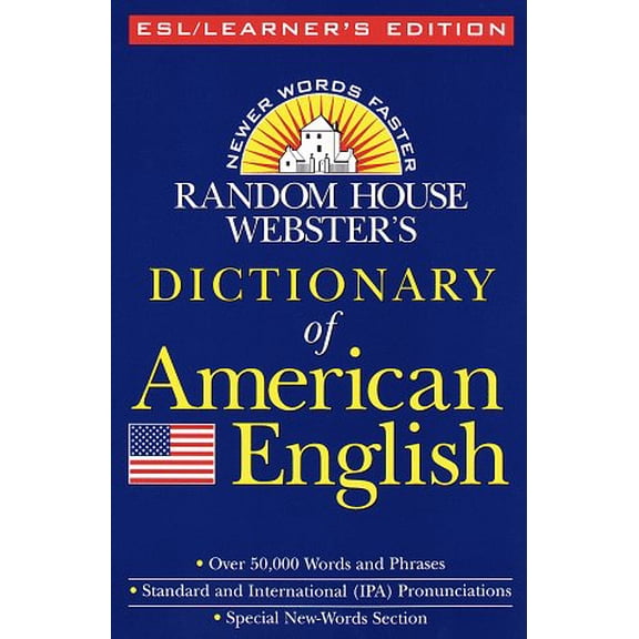 Pre-Owned Random House Webster's Dictionary of American English: ESL/Learner's Edition (Paperback) 0679780076 9780679780076