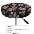 thumbnail image 4 of Fotbe Bouquet Stool Covers Round,Waterproof Round Bar Stool Covers Bar Chair Covers Washable Stool Cushion Slipcover for 12-14 Inch Chair-14 inch, 4 of 7