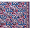 thumbnail image 2 of Zelouf Zs1807Tt Print Ity  , Sewing, DIY, Crafts Fabric by the Yard, 465 Blue/wine, 7 Yard, 2 of 2
