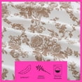 thumbnail image 3 of Betsey Johnson Garden Toile Brown Twin Sheet Set, 3 of 10