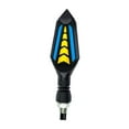 thumbnail image 1 of 2 piezas de luces LED de señal de giro para motocicleta, accesorios generales, luces intermitentes de modo de flujo, herramientas indicadoras, piezas - Azul Sunnimix Señales de giro, 1 of 7