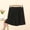 (Fashion 51)Black, variant on Women's Home Lounge Shorts Summer Modal Relaxed Fit Polka Dot Pattern Stretchy Waist Wide Leg Pajama Shorts
